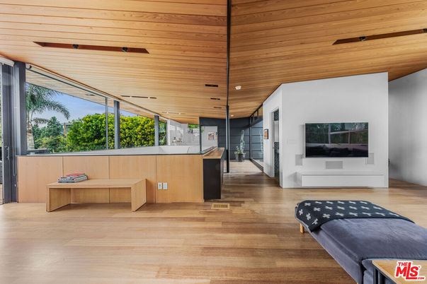 Fireplace, Interior, Recessed Lighting, Wooden Ceilings, Wood Texture Flooring, Wooden Walls