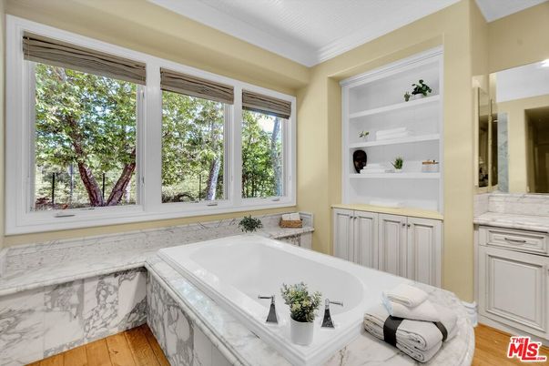 Bathroom, Interior, Marble, Wood Texture Flooring