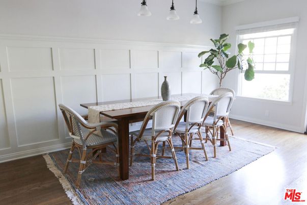 Dining room, Interior, Wood Texture Flooring