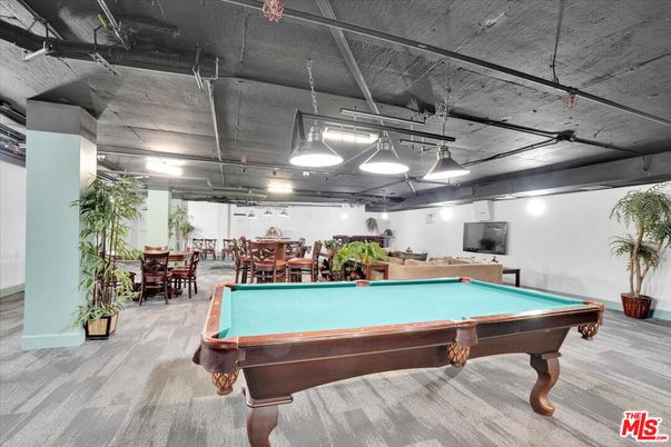 Billiard Table, Dining room, Game Room, Interior, Wood Texture Flooring