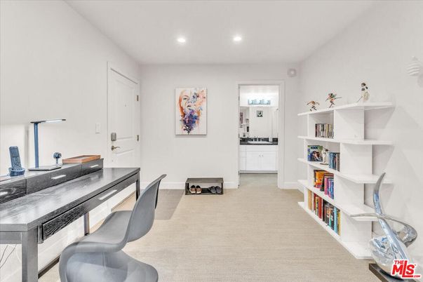 Home Office, Interior, Recessed Lighting