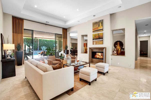 Fireplace, Interior, Living room, Recessed Lighting