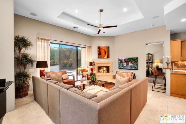 Fireplace, Interior, Living room, Recessed Lighting