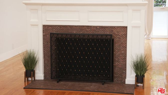 Fireplace, Interior, Wood Texture Flooring