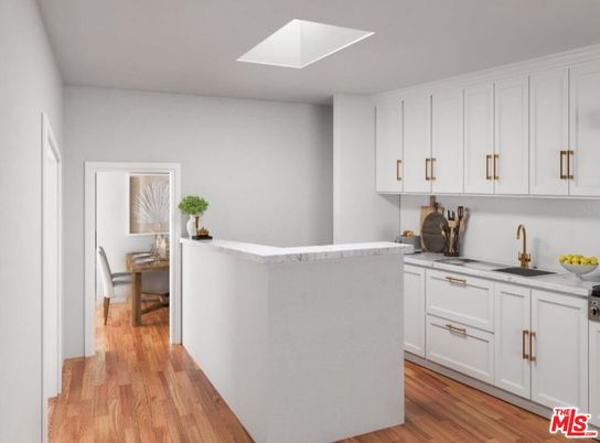 Interior, Kitchen, Wood Texture Flooring