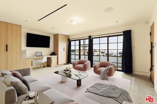 Home Office, Interior, Living room, Recessed Lighting, Water
