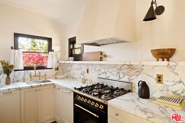 Interior, Kitchen, Marble Walls
