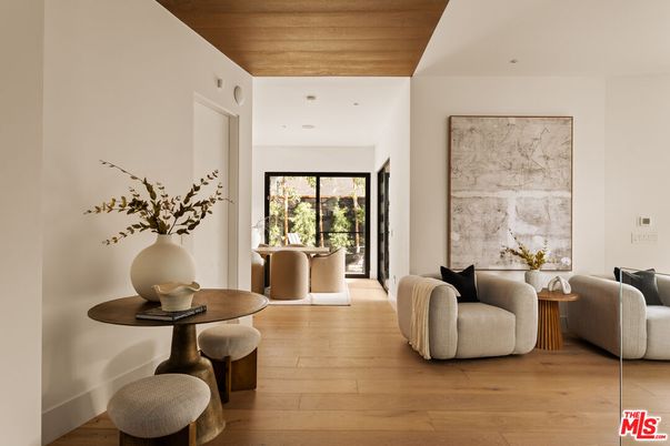 Interior, Living room, Recessed Lighting, Wooden Ceilings, Wood Texture Flooring