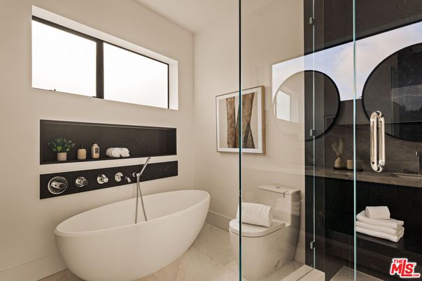 Bathroom, Free Standing Baths, Glass Shower, Interior
