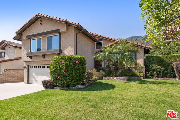 Attached, Backyard, Exterior, Facade, Mediterranean