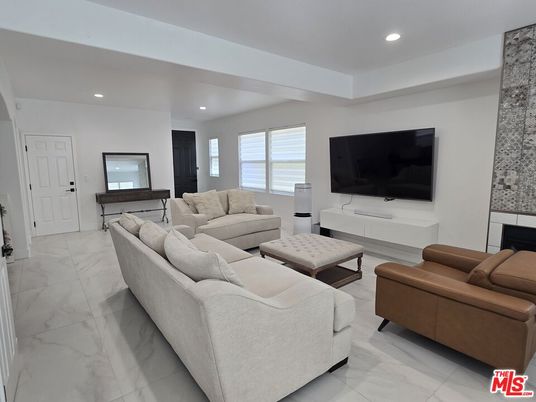 Interior, Living room, Marble, Recessed Lighting