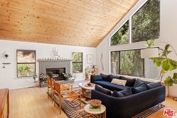 Fireplace, Interior, Living room, Wooden Ceilings, Wood Texture Flooring