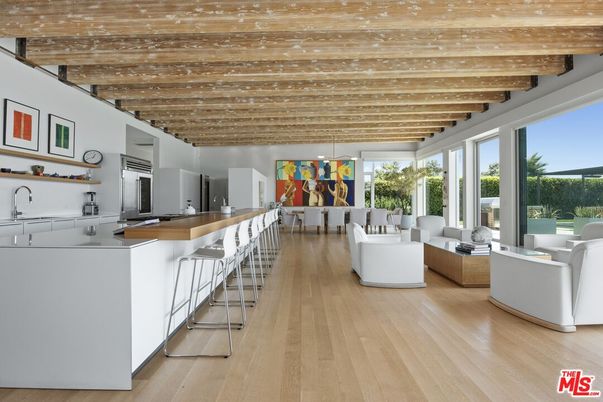 Interior, Kitchen, Living room, Pendant Lights, Wooden Beams, Wooden Ceilings, Wood Texture Flooring