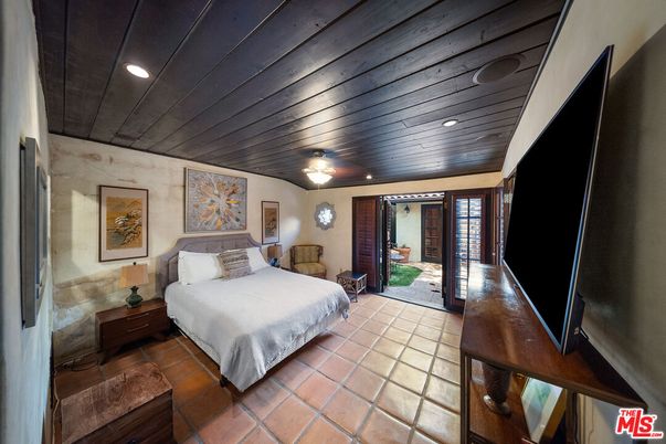 Bedroom, Interior, Recessed Lighting, Wooden Ceilings