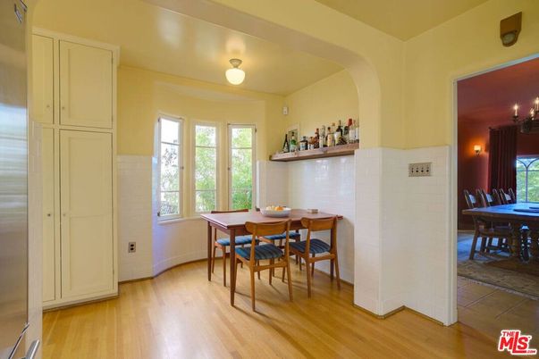 Dining room, Interior, Wood Texture Flooring