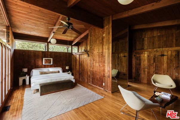 Bedroom, Interior, Wooden Beams, Wooden Ceilings, Wood Texture Flooring, Wooden Walls