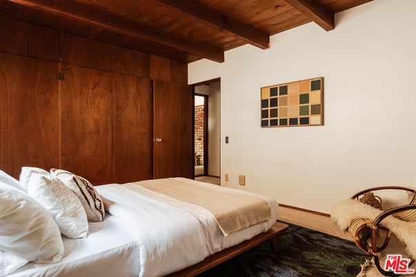 Bedroom, Interior, Wooden Beams, Wooden Ceilings