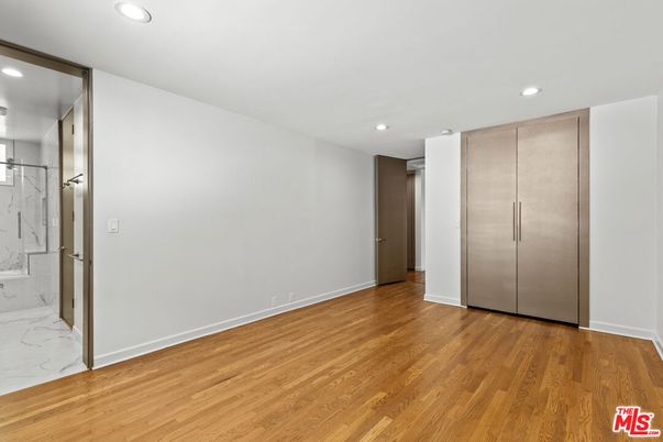 Elevator, Empty room, Interior, Marble, Recessed Lighting, Wood Texture Flooring