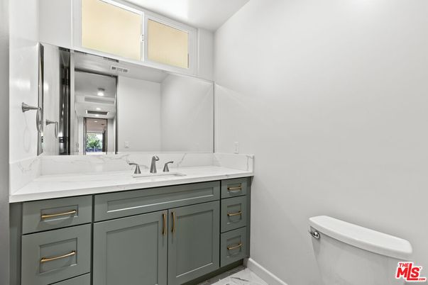 Bathroom, Interior, Marble, Recessed Lighting