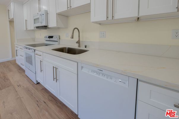 Interior, Kitchen, Wood Texture Flooring