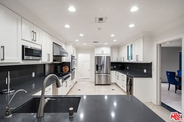 Interior, Kitchen, Recessed Lighting, Stainless Steel Appliances