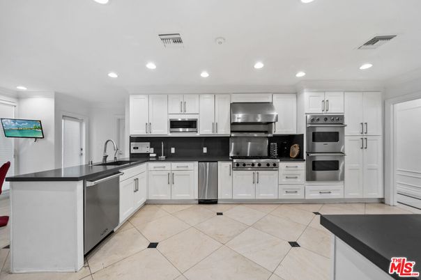 Interior, Kitchen, Recessed Lighting, Stainless Steel Appliances