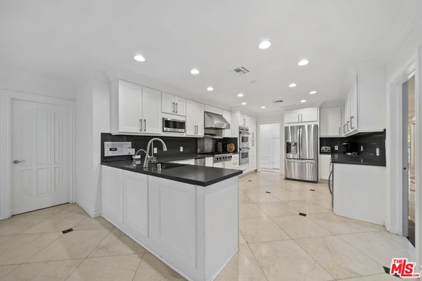 Interior, Kitchen, Recessed Lighting, Stainless Steel Appliances