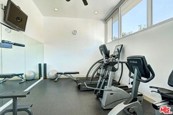 Fitness Equipment, Interior, Recessed Lighting