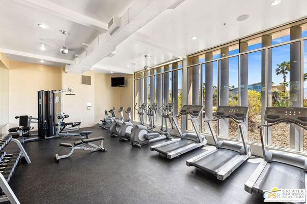 Fitness Equipment, Gym, Interior, Recessed Lighting