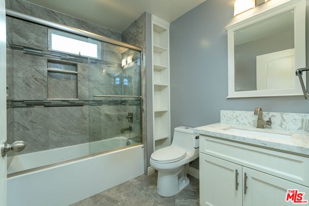 Bathroom, Glass Shower, Interior, Marble Walls