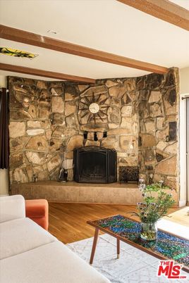 Fireplace, Interior, Stone Walls, Wood Texture Flooring