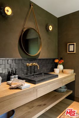 Bathroom, Interior, Wood Texture Flooring
