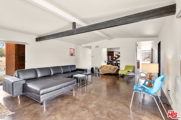 Interior, Living room, Wooden Beams