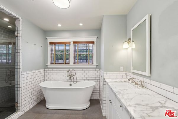Bathroom, Dual Sink Vanities, Free Standing Baths, Glass Shower, Interior, Recessed Lighting