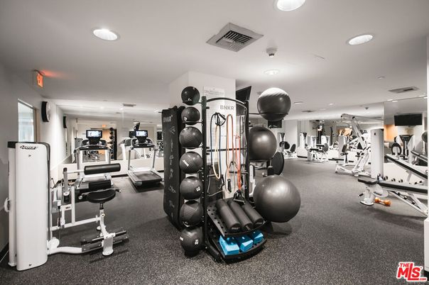 Fitness Equipment, Gym, Interior, Recessed Lighting