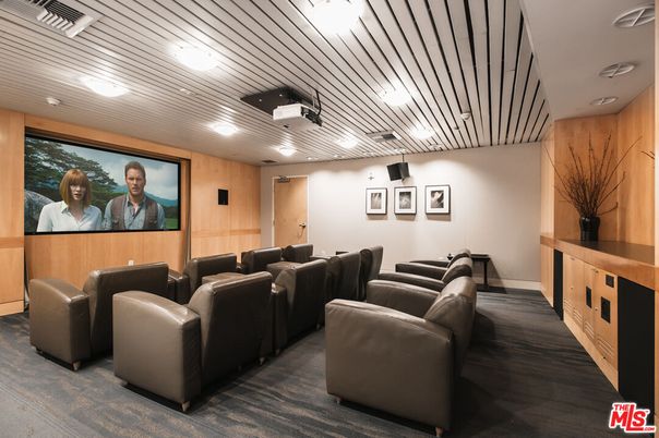 Home Theatre Room, Interior, Projection Screen, Recessed Lighting, Theatre Room