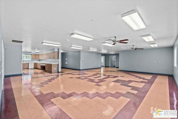 Empty room, Interior, Kitchen, Recessed Lighting