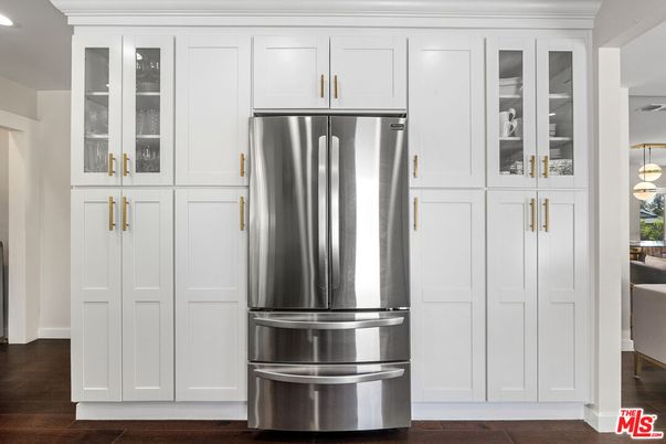 Interior, Kitchen, Pendant Lights, Stainless Steel Appliances, Wood Texture Flooring