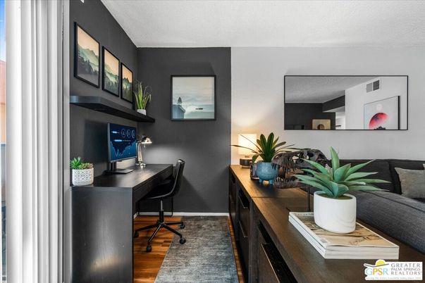 Home Office, Interior, Wood Texture Flooring