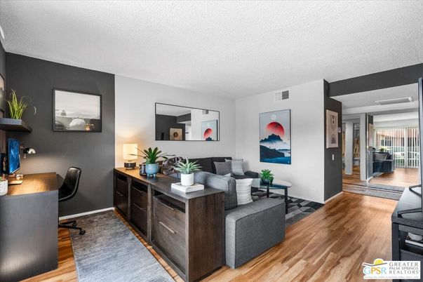Home Office, Interior, Wood Texture Flooring