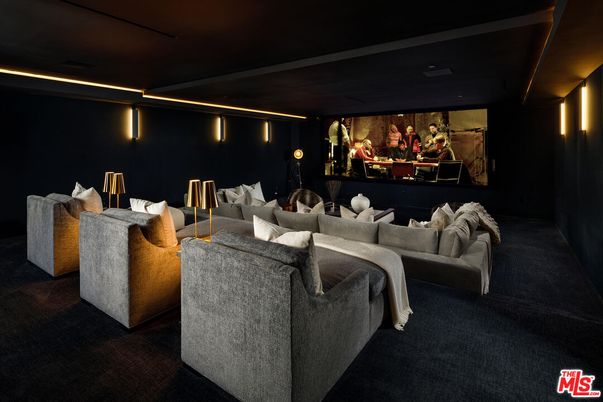 Interior, Projection Screen, Theatre Room