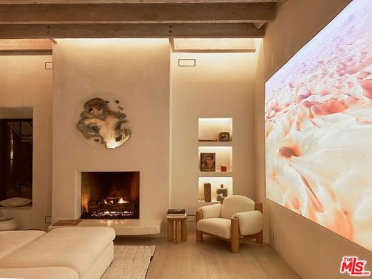 Fireplace, Interior, Wood Texture Flooring