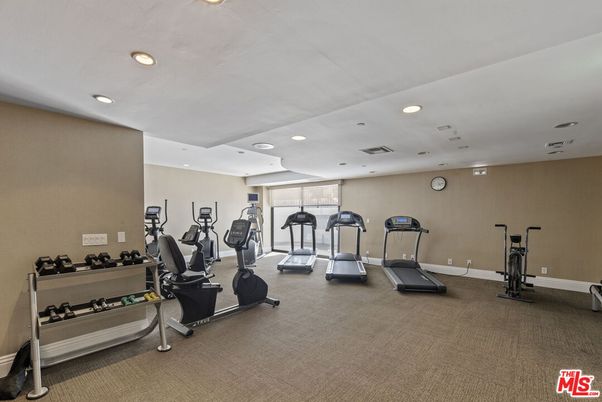 Fitness Equipment, Gym, Interior, Recessed Lighting