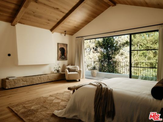Bedroom, Interior, Wooden Beams, Wooden Ceilings, Wood Texture Flooring