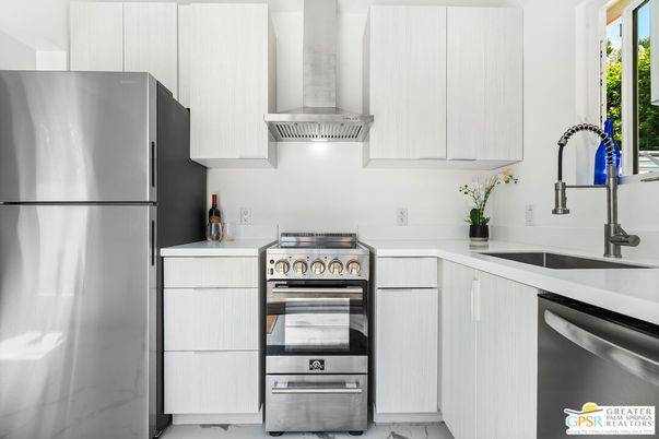 Interior, Kitchen, Marble, Stainless Steel Appliances