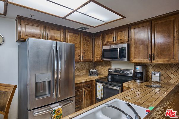 Interior, Kitchen, Tile Countertops