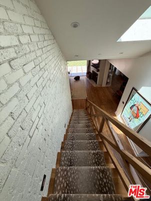 Interior, Recessed Lighting, Stone Walls, Wood Texture Flooring