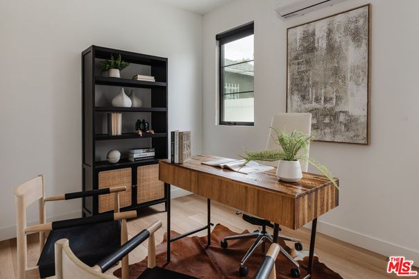 Home Office, Interior, Wood Texture Flooring