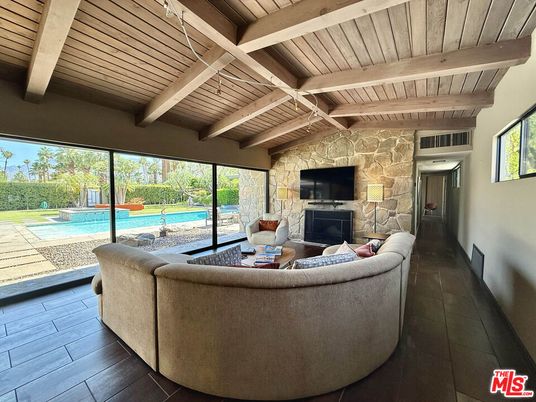 Fireplace, Interior, Living room, Stone Walls, Wooden Beams, Wooden Ceilings, Wood Texture Flooring