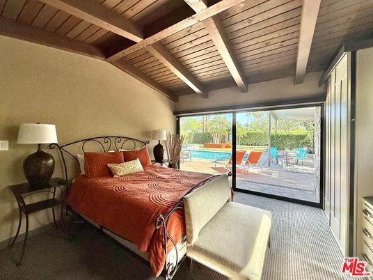 Bedroom, Interior, Wooden Beams, Wooden Ceilings